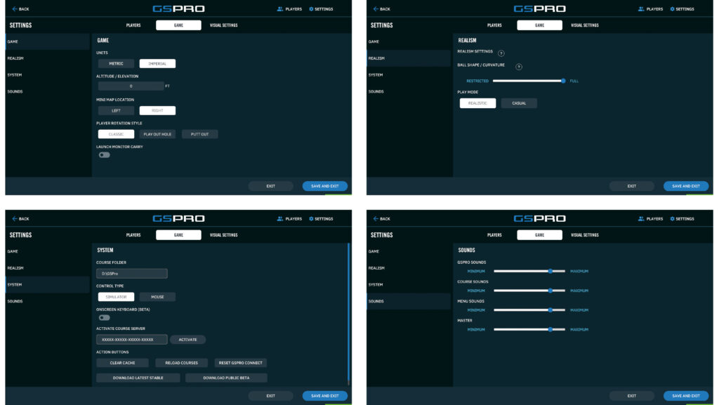 ホールセッティング