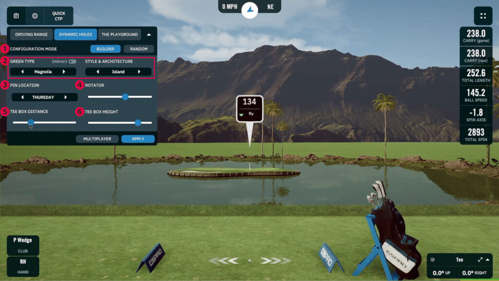 ダイナミックホール設定