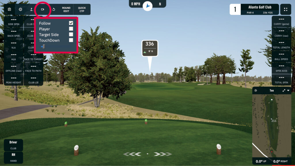 オンコース練習（カメラワーク変更）