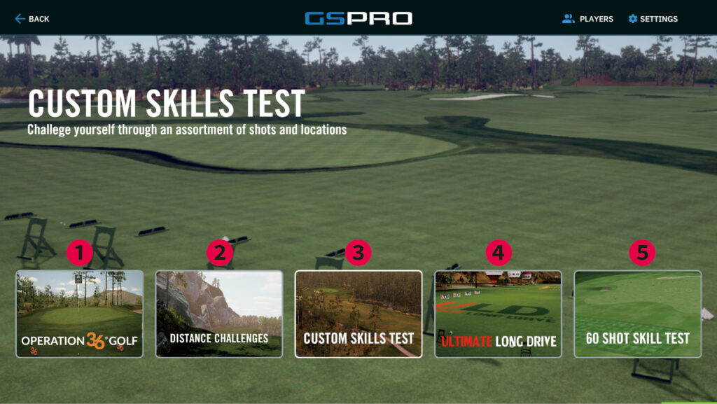 チャレンジモード選択画面