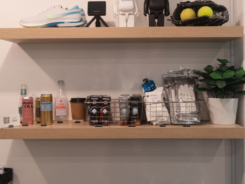 ドリンク・ボールなどの購入 — 冷蔵庫・PayPay