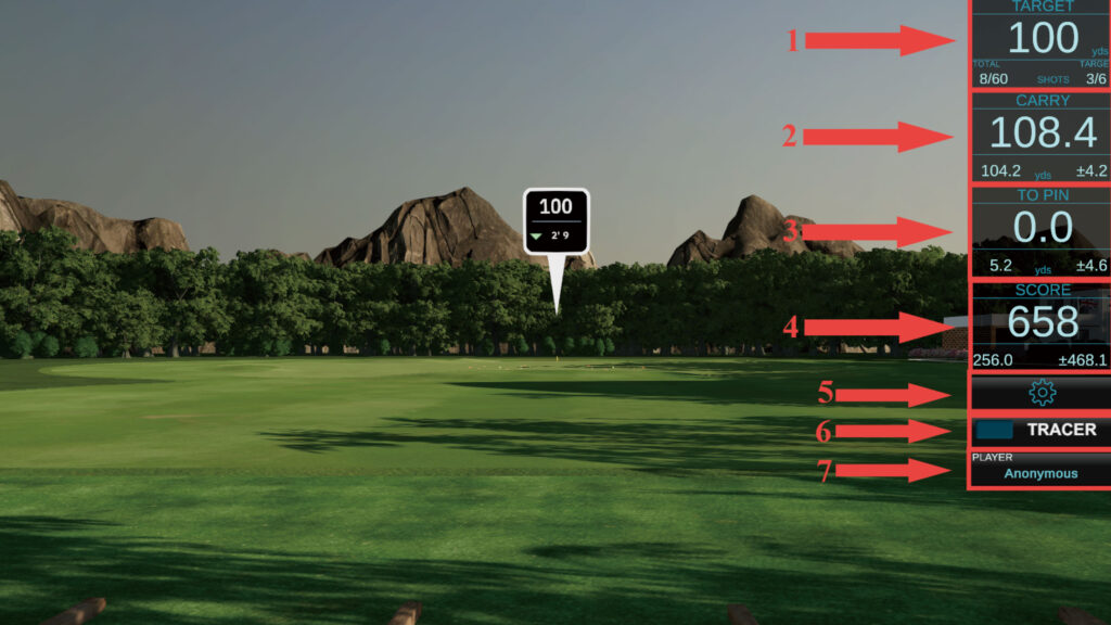 60ショットスキルテスト実行